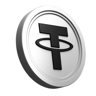 Gráfico de la moneda Tether USDT en la sección informativa de la plataforma